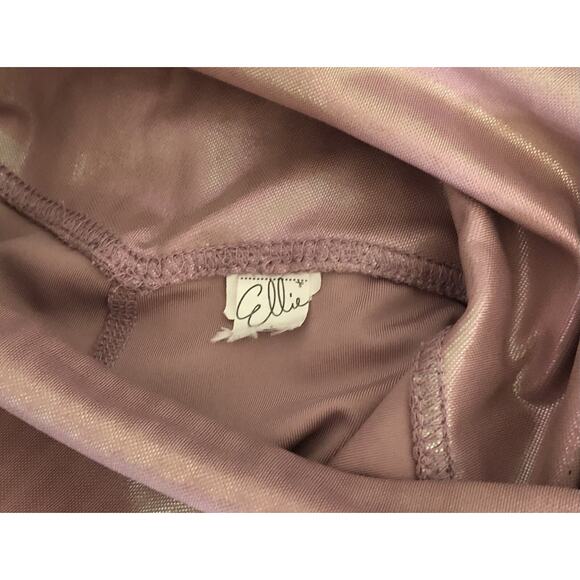 Ellie active Gym leggings 8–10 Pink metallic 25"W 26"IN High Rise Yoga Pants - Picture 3 of 4